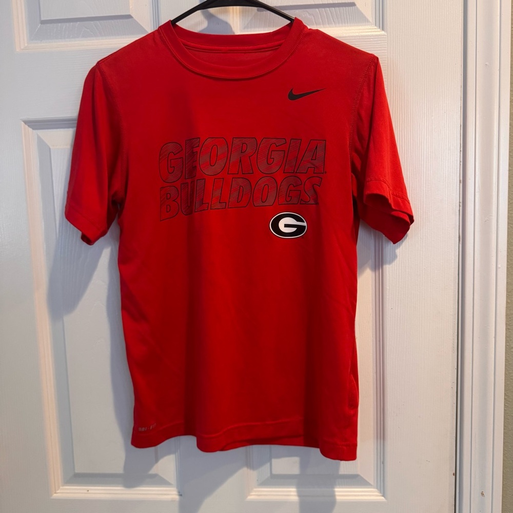 Nike Kids Red Georgia Bulldogs Dri Fit TeeSize Large